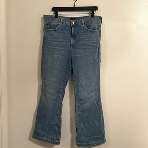 High Rise Flare Denim